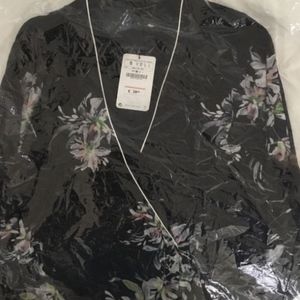 ZARA woman long sleeve blouse